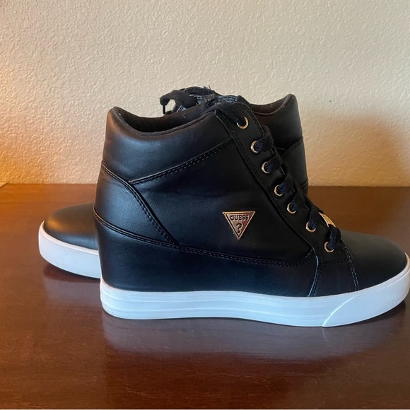 Guess Black High-Top Sneakers - Picture 1 of 5
